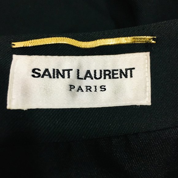 Saint Laurent Pleated Mini Skirt - NEW - Picture 9 of 12